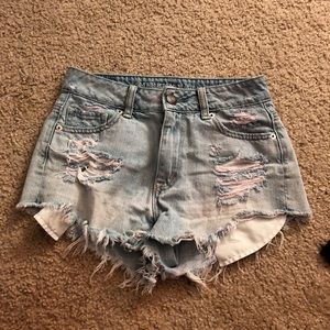 American eagle ripped jean shorts✨